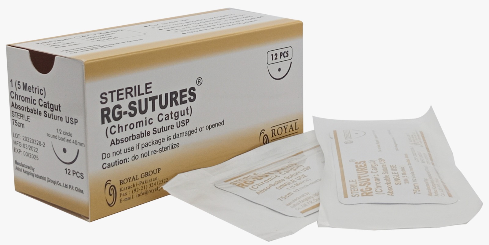 RG Sutures Chromic Catgut